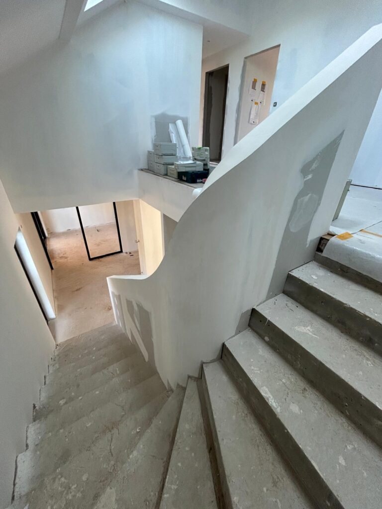rampe d’escalier débillardée à Obernai